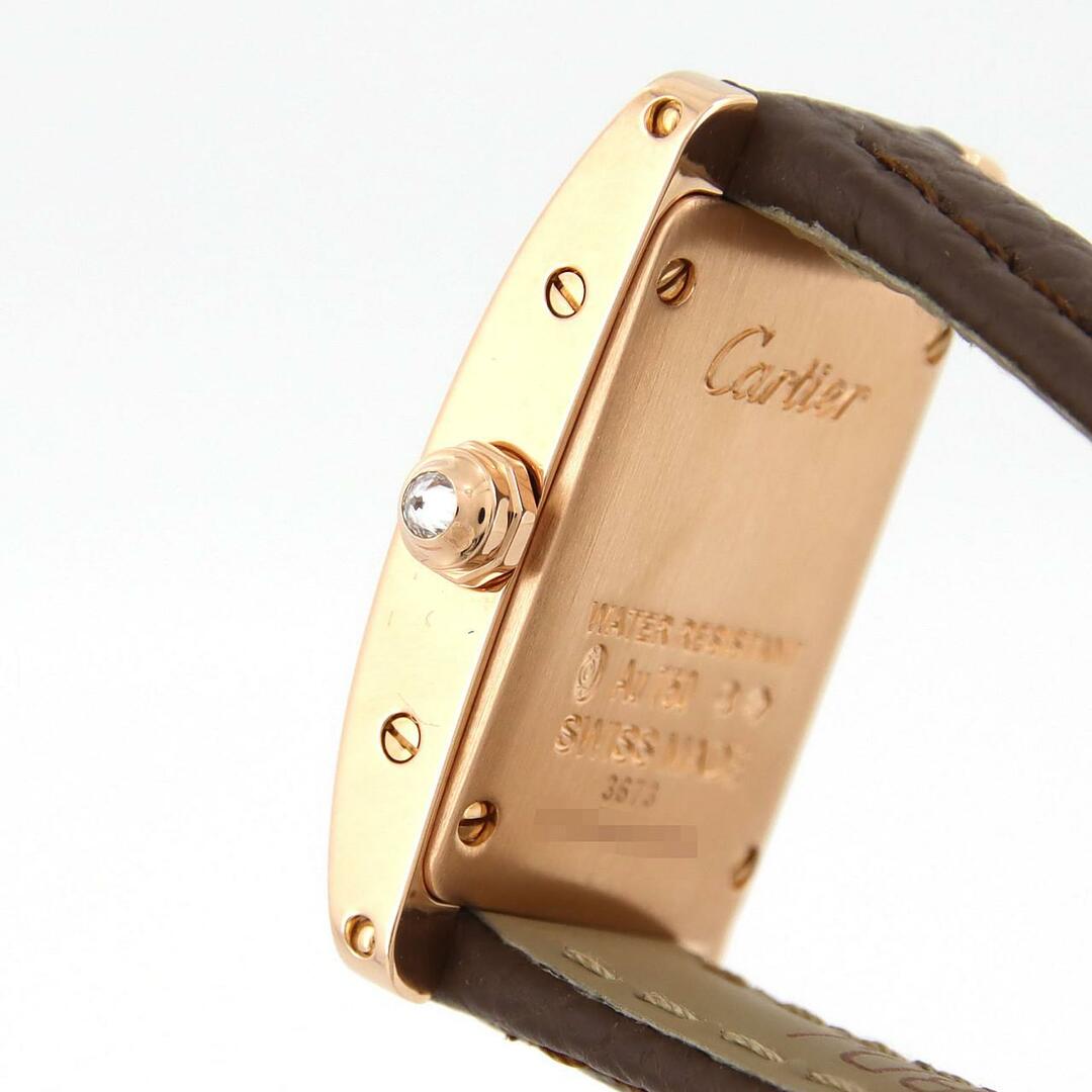 Cartier(カルティエ)のカルティエ ミニタンクアメリカン PG/D WJTA0026 PG･RG クォーツ レディースのファッション小物(腕時計)の商品写真