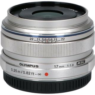 オリンパス(OLYMPUS)のＯＬＹＭＰＵＳ　ＭＺＤ１７ｍｍ　Ｆ１．８シルバー(レンズ(ズーム))