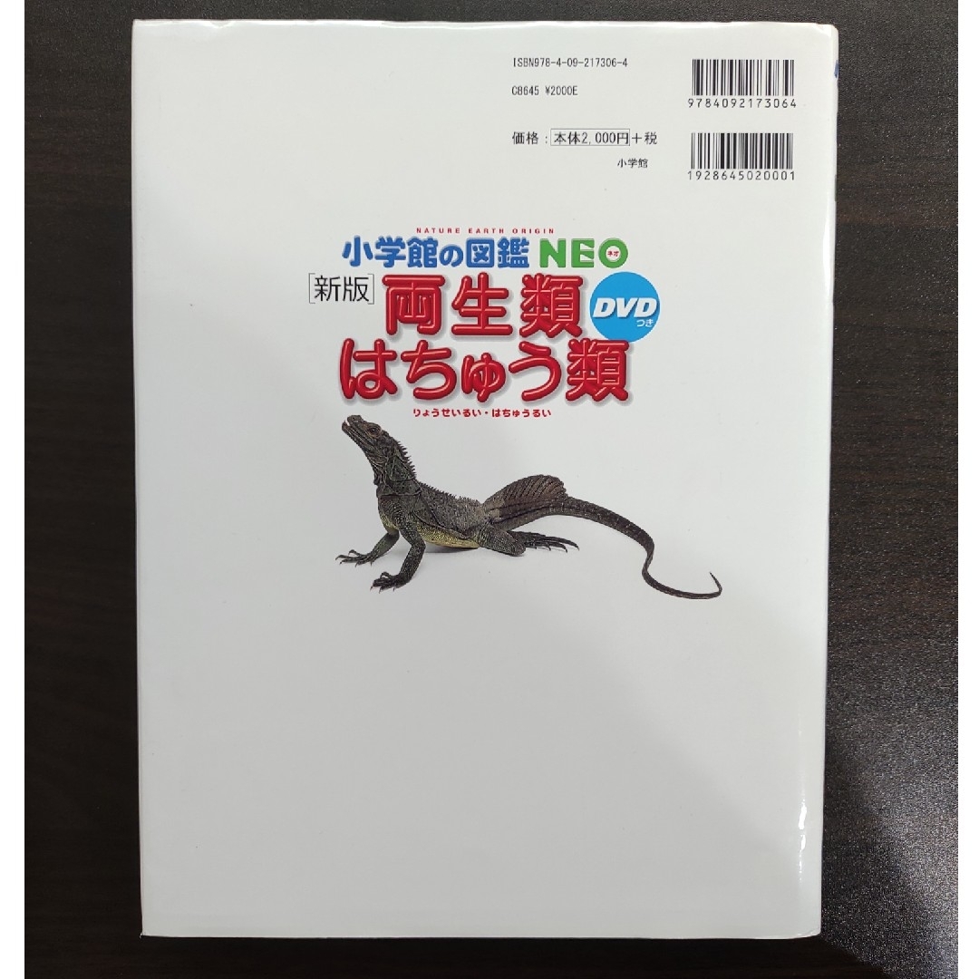 小学館(ショウガクカン)の両生類・はちゅう類　小学館図鑑NEO エンタメ/ホビーの本(絵本/児童書)の商品写真