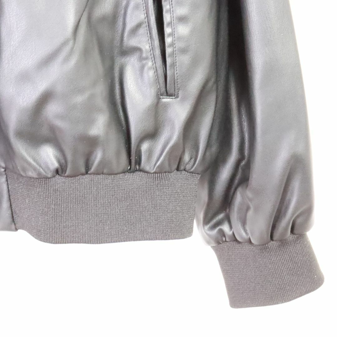 ZARA(ザラ)のZARA　ザラ　アウター　レザージャケット　黒　Ⅼ レディースのジャケット/アウター(ライダースジャケット)の商品写真