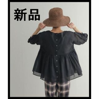 URBAN RESEARCH DOORS - 【3色出品中】新品 DOORS コットンボイル2WAYブラウス