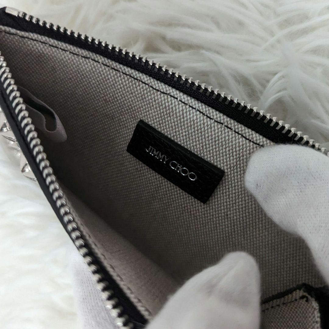 JIMMY CHOO(ジミーチュウ)の美品ジミーチュウ　ミニウォレット　財布　フラグメントケース　Jimmy choo レディースのファッション小物(財布)の商品写真