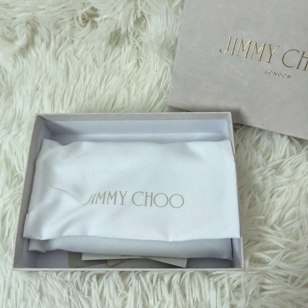 JIMMY CHOO(ジミーチュウ)の美品ジミーチュウ　ミニウォレット　財布　フラグメントケース　Jimmy choo レディースのファッション小物(財布)の商品写真