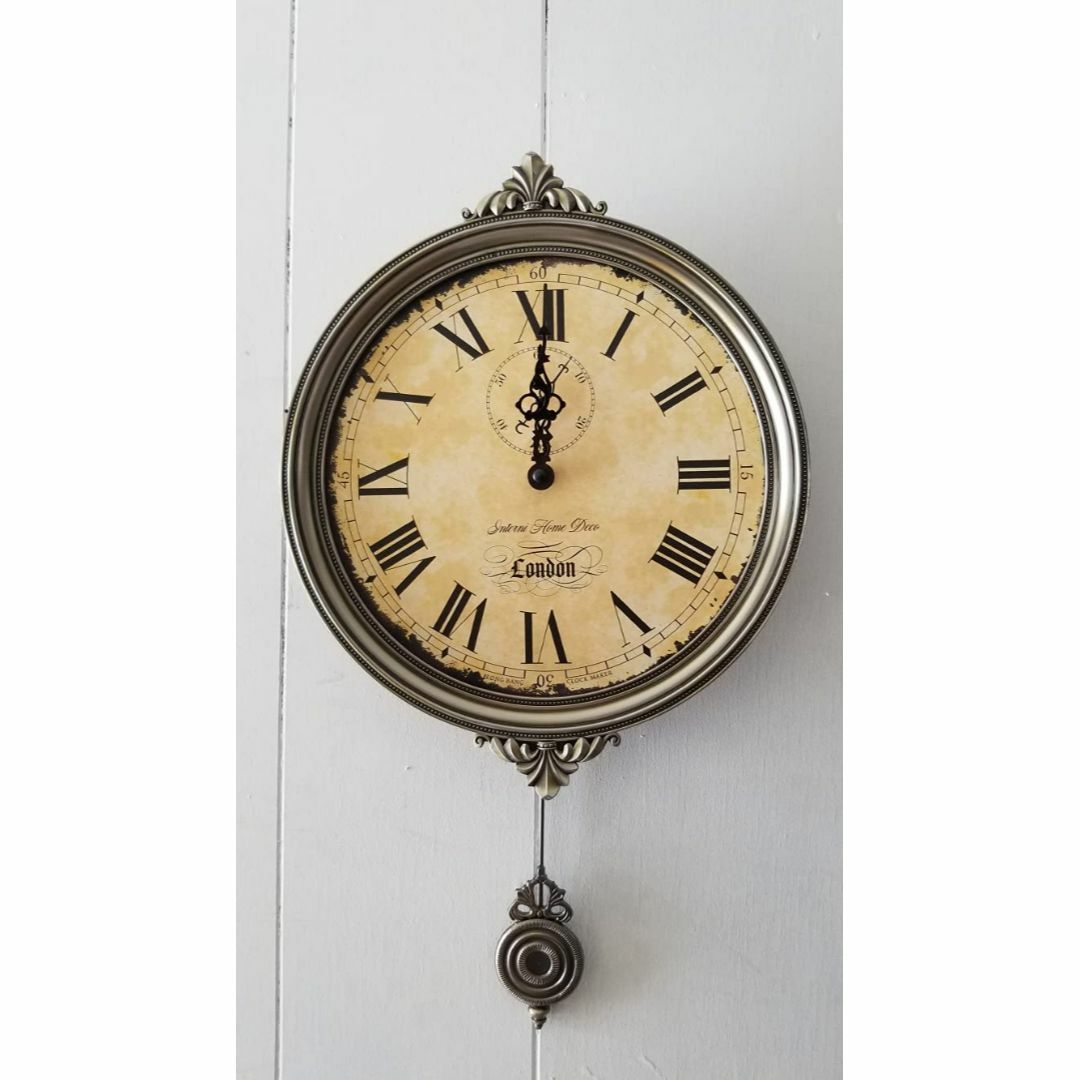 電波掛時計 M238-R プレゼント 壁掛け時計 おしゃれ 掛時計 北欧 時計 インテリア/住まい/日用品のインテリア小物(掛時計/柱時計)の商品写真