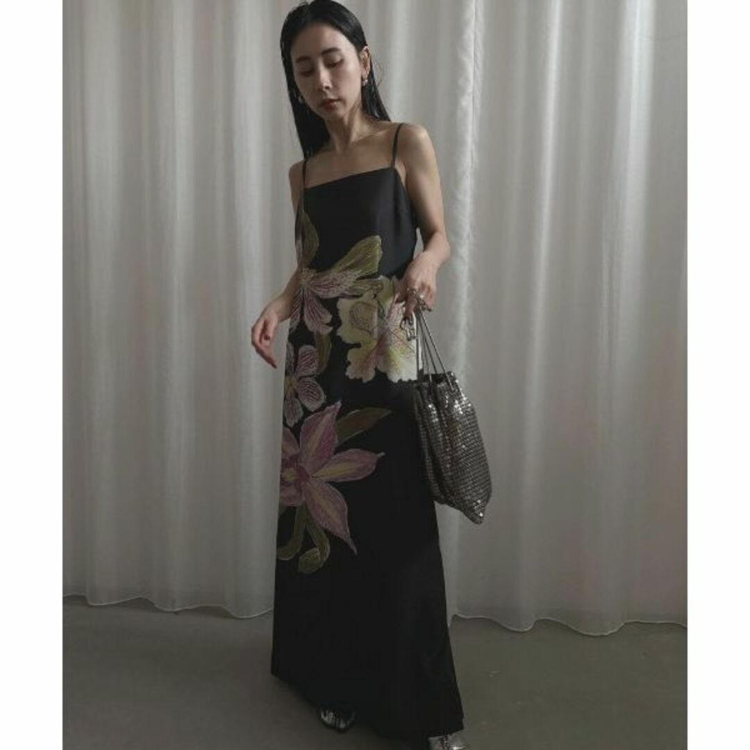 Ameri VINTAGE(アメリヴィンテージ)のKEITAMARUYAMAアメリ　SHEER LAYERED DRESS レディースのワンピース(ロングワンピース/マキシワンピース)の商品写真