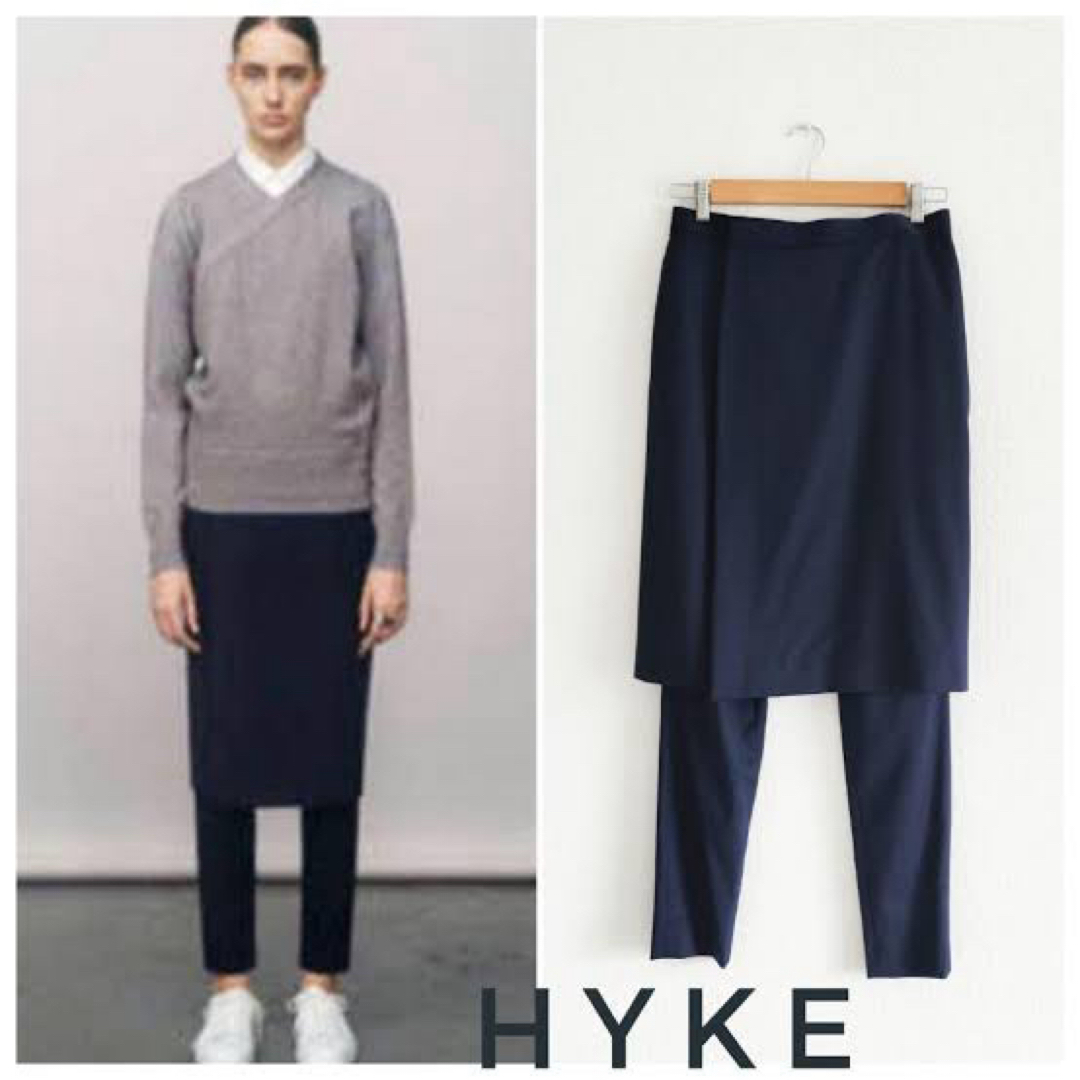 HYKE(ハイク)のHYKE レイヤードパンツ　サイズ1 レディースのパンツ(カジュアルパンツ)の商品写真