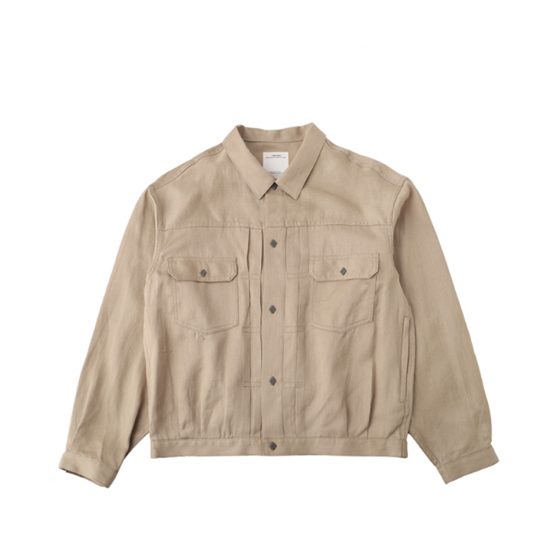 VISVIM(ヴィスヴィム)の24SS visvim 101XX JKT BEIGE サイズ3新品未使用完売品 メンズのジャケット/アウター(Gジャン/デニムジャケット)の商品写真