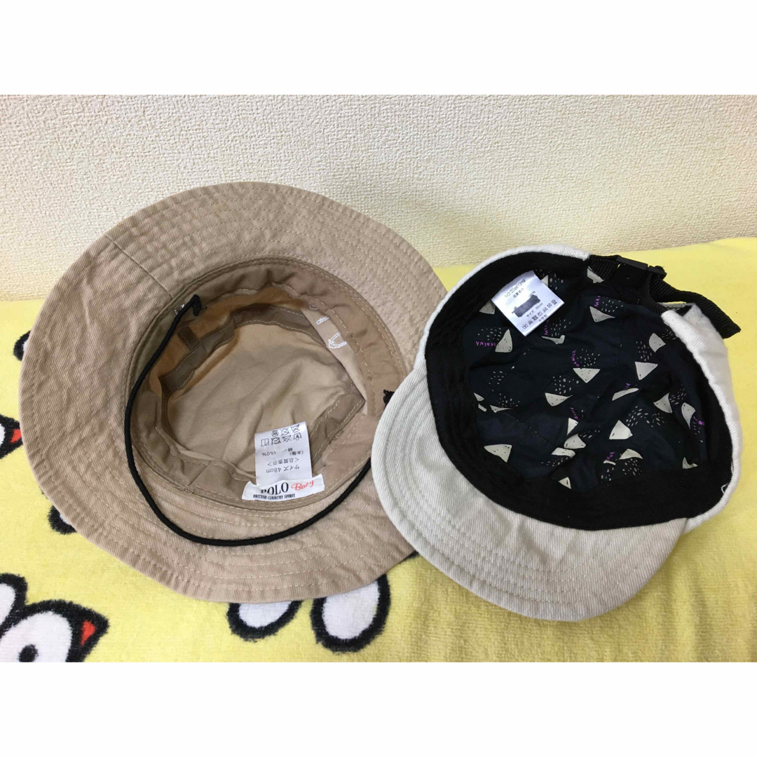 POLO（RALPH LAUREN）(ポロ)の帽子　セット　48 50  キッズ/ベビー/マタニティのこども用ファッション小物(帽子)の商品写真