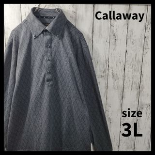 【Callaway】Button Down Polo Shirt　D673