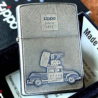 ジッポー(ZIPPO)のZippo ジッポーカー メタルプレート貼り オールド加工 ジッポー(タバコグッズ)