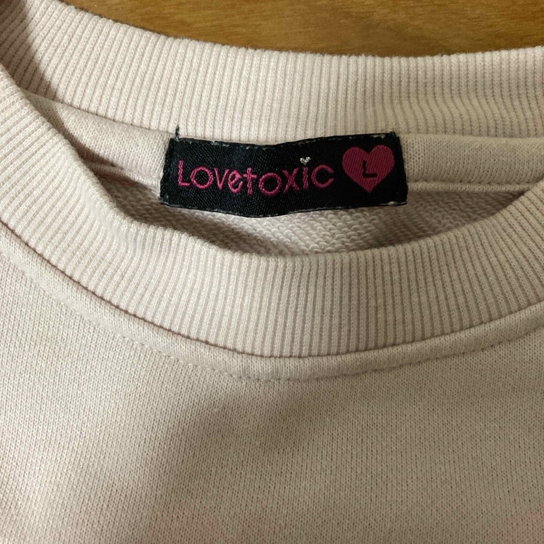 lovetoxic(ラブトキシック)のラブトキシック　くま柄　ピンクトレーナー　L キッズ/ベビー/マタニティのキッズ服女の子用(90cm~)(Tシャツ/カットソー)の商品写真