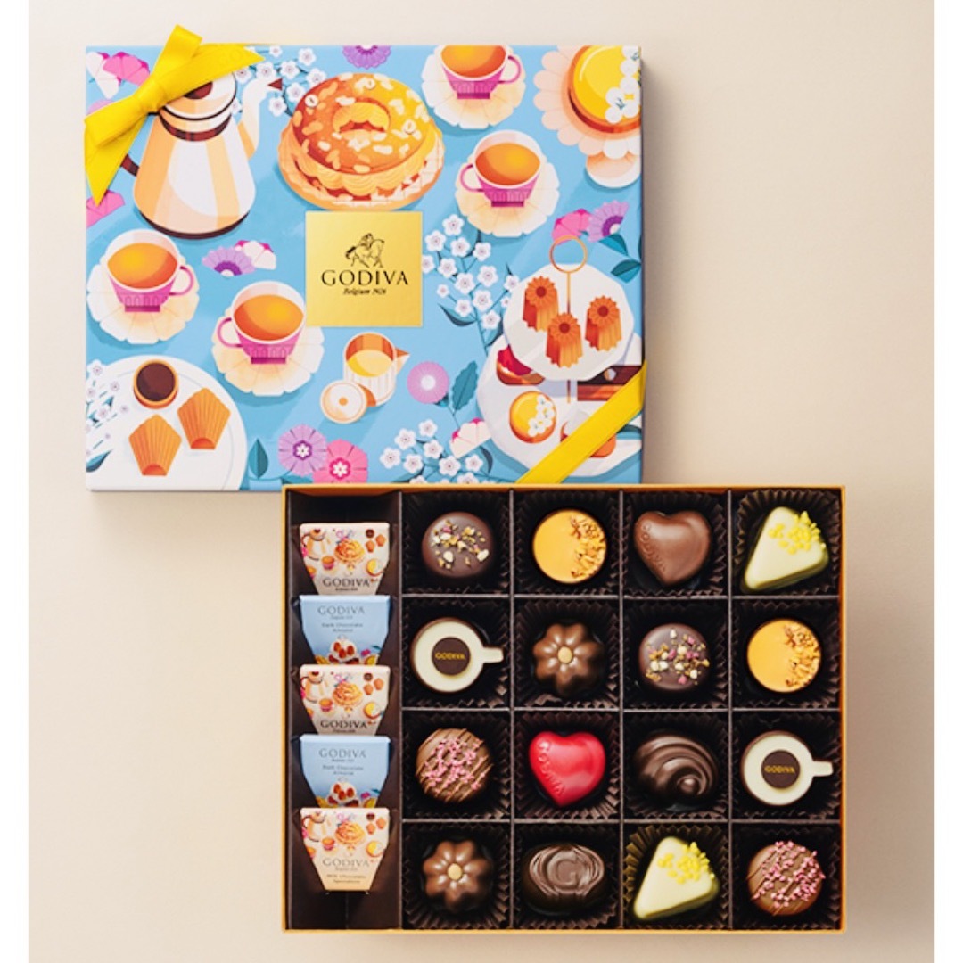 GODIVA(ゴディバ)のゴディバチョコレート21粒　未開封 食品/飲料/酒の食品(菓子/デザート)の商品写真