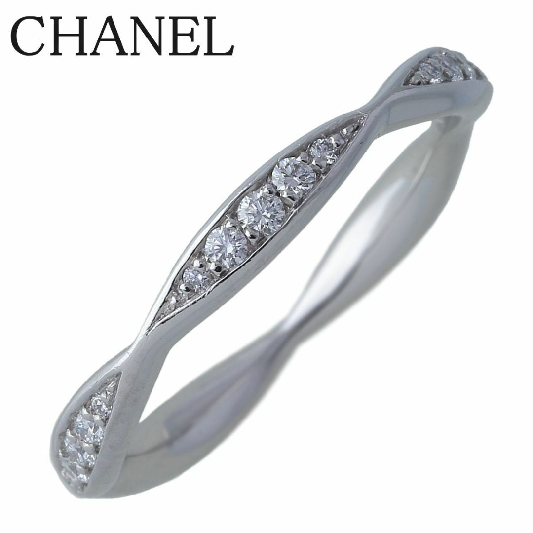 CHANEL(シャネル)のシャネル カメリア フルエタニティ ダイヤ リング #46 PT950 J10668 箱 新品仕上げ済 CHANEL【16320】 レディースのアクセサリー(リング(指輪))の商品写真