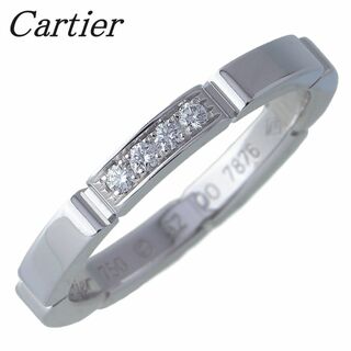 カルティエ(Cartier)のカルティエ ダイヤ リング マイヨン パンテール #52 4PD 750WG 保証書(2008年) 新品仕上げ済 Cartier【16381】(リング(指輪))