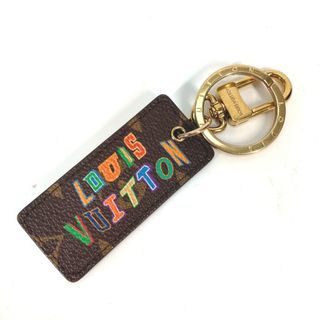 ルイヴィトン(LOUIS VUITTON)のルイヴィトン LOUIS VUITTON ポルトクレ モノグラム レターズ NBA  MP3019 NBAコラボ バッグチャーム キーホルダー モノグラムキャンバス ブラウン(キーホルダー)