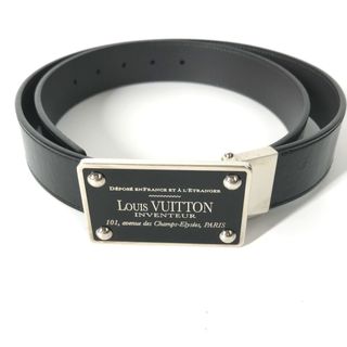 ルイヴィトン(LOUIS VUITTON)のルイヴィトン LOUIS VUITTON サンチュール・アヴァントゥール M6820T ロゴバックル ベルト レザー ブラック(ベルト)