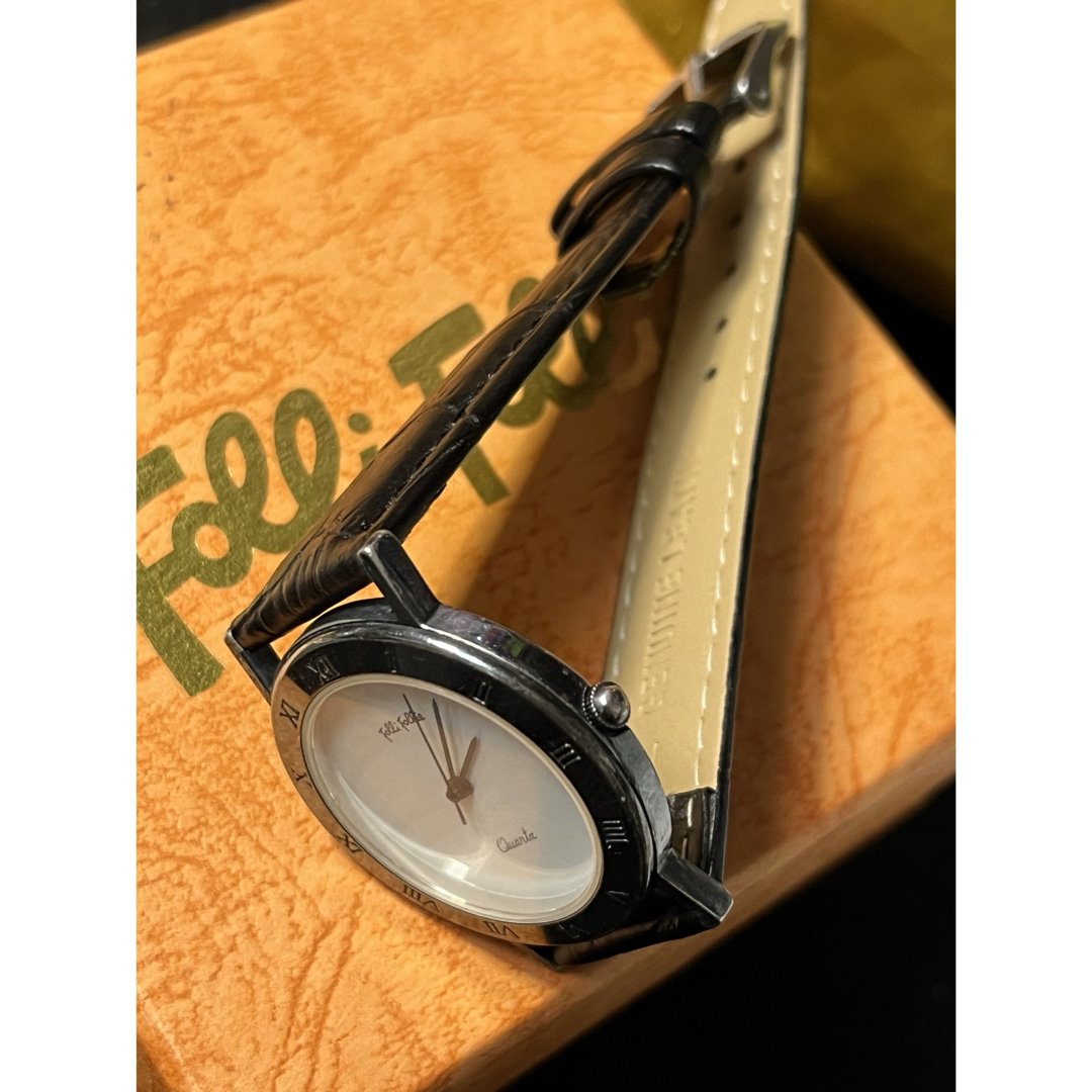 Folli Follie(フォリフォリ)の★ Folli Follie フォリフォリ ホワイト盤面 腕時計 ★保管品 メンズの時計(腕時計(アナログ))の商品写真