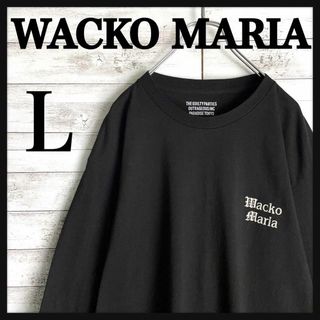 ワコマリア(WACKO MARIA)の9347【即完売モデル】ワコマリア☆ワンポイント刺繍ロゴロングtシャツ　美品(Tシャツ/カットソー(七分/長袖))