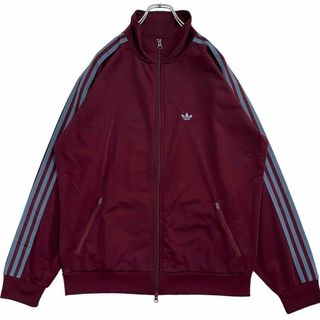 アディダス(adidas)の5048 美品 adidasトラックジャケット ジェンダーニュートラル マルーン(ジャージ)