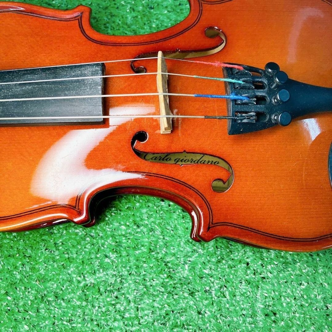 【希少】　カルロジョルダーノ　子供用　バイオリン　1/16 サイズ　3歳〜 楽器の弦楽器(ヴァイオリン)の商品写真