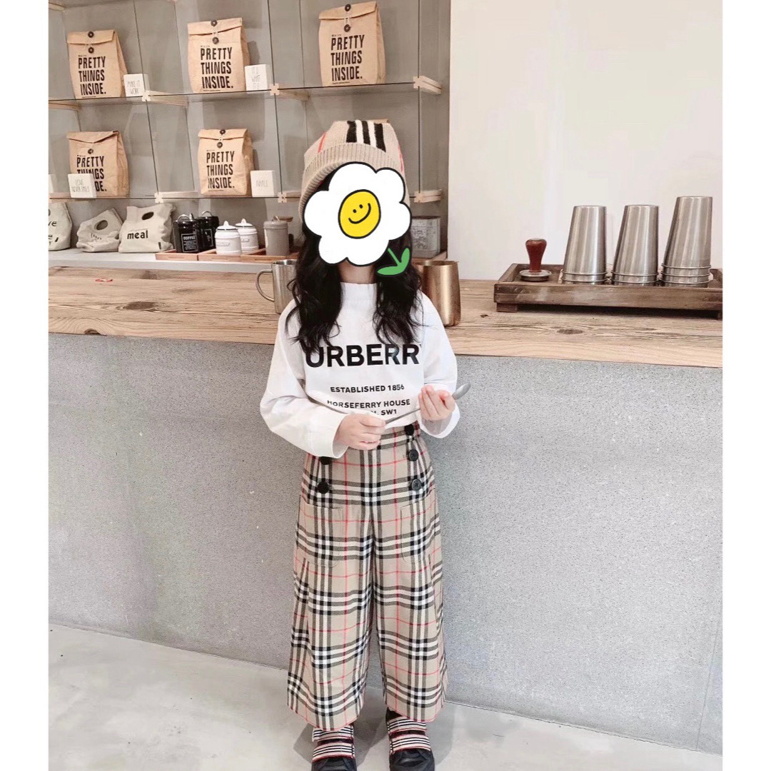 BURBERRY(バーバリー)のバーバリー　キッズ　チルドレン　女の子　男の子　ワイドパンツ　6Y キッズ/ベビー/マタニティのキッズ服女の子用(90cm~)(パンツ/スパッツ)の商品写真