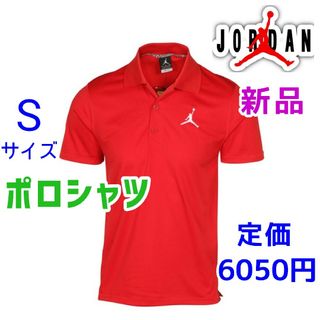 ジョーダン(Jordan Brand（NIKE）)のエアジョーダン　ポロシャツ　レッド赤色　ゴルフ　タイガー ウッズ　ナイキ　テニス(ポロシャツ)