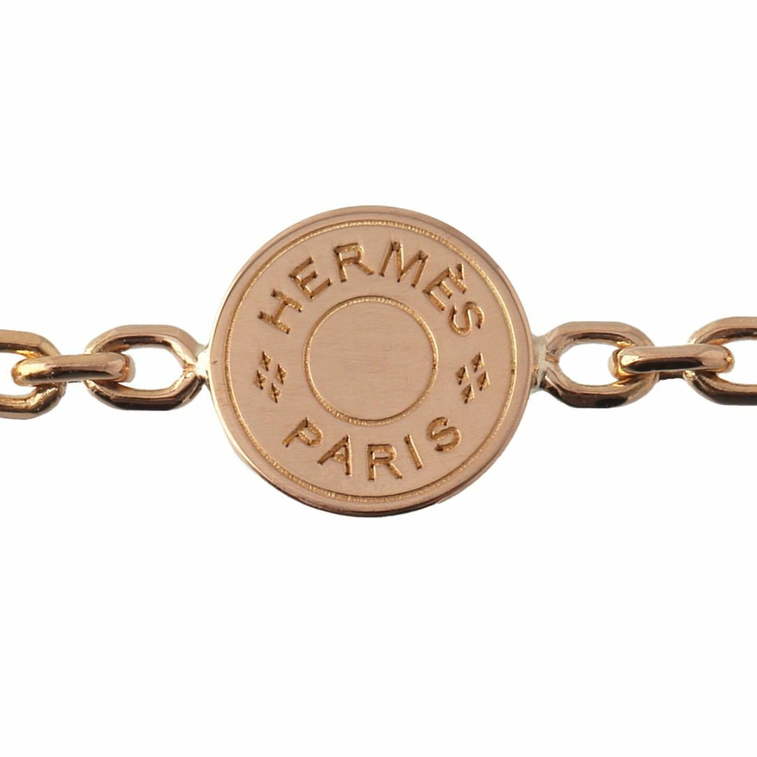HERMES - エルメス セリエ チェーン ネックレス 50cm AU750YG HERMES - エルメス セリエ チェーン ネックレス 50cm AU750YG
