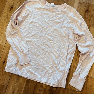 ギャップ(GAP)のピンク デザインロンT(Tシャツ(長袖/七分))