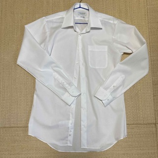 アオキ(AOKI)の【試着のみ】ワイシャツ　白　メンズM  ノンアイロン(シャツ)