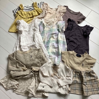 プティマイン(petit main)の90〜100サイズ女の子洋服(Tシャツ/カットソー)