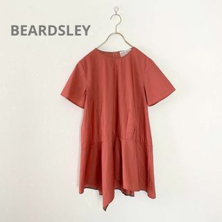 BEARDSLEY - ビアズリー　コットンタイプライターアシメプルオーバー　ブラウス