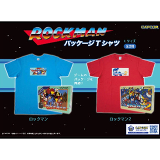 CAPCOM - 【カプコン限定】ロックマン パッケージTシャツ  全2種セット