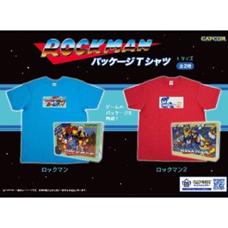 カプコン(CAPCOM)の【カプコン限定】ロックマン パッケージTシャツ  全2種セット(Tシャツ/カットソー(半袖/袖なし))