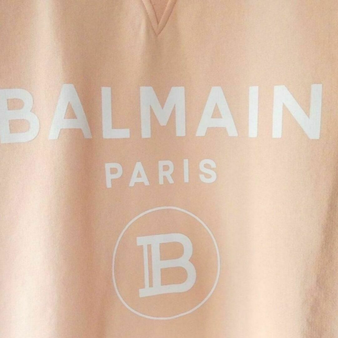 BALMAIN(バルマン)の極美品 BALMAIN ロゴプリント ラグランスリーブ スウェットトレーナー メンズのトップス(スウェット)の商品写真