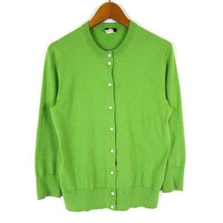 ジェイクルー(J.Crew)のジェイクルー カーディガン サマー ニット クルーネック ストレッチ 7分袖 M(カーディガン)