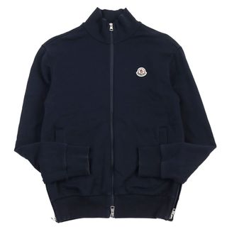 MONCLER - 【ドンドン見直し】良品○MONCLER モンクレール 2021年製 G20918G00036 809KR MAGLIA CARDIGAN コットン100% ロゴパッチ/サイドロゴライン スタンドカラー ダブルジップ トラックジャケット ネイビー S 正規品 メンズ