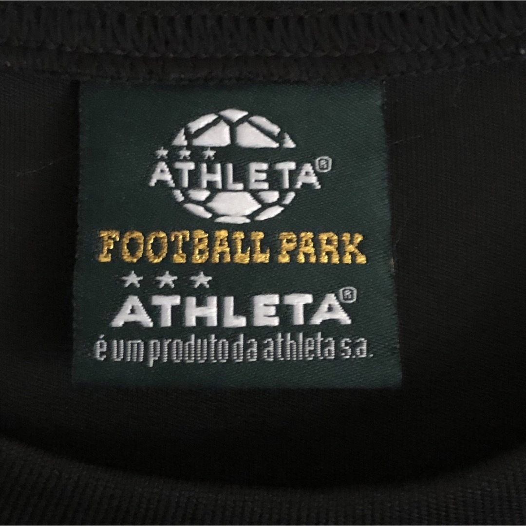 ATHLETA(アスレタ)のアスレタ　黒　Mサイズ　プラシャツ　フットサル スポーツ/アウトドアのサッカー/フットサル(ウェア)の商品写真