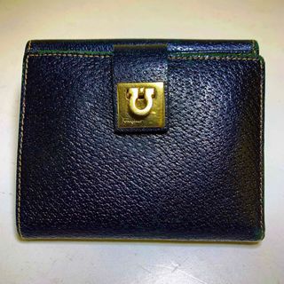 Salvatore Ferragamo - Ｎ　極美品 Salvatore Ferragamo レザー折り財布 ガンチーニ