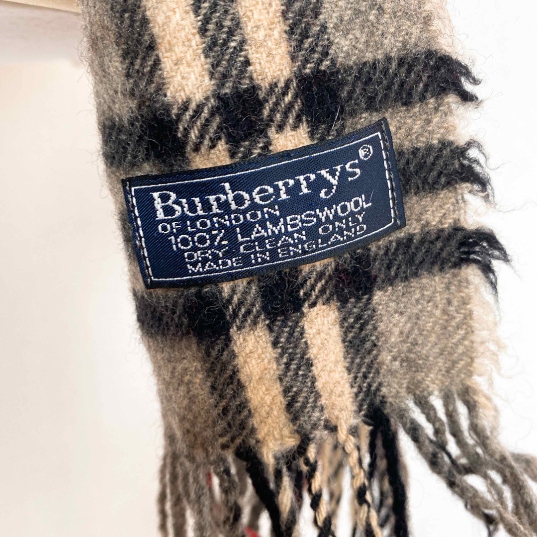 BURBERRY(バーバリー)のBurberrys バーバリーズ　マフラー　ストール　ノバチェック　ウール　灰色 レディースのファッション小物(マフラー/ショール)の商品写真