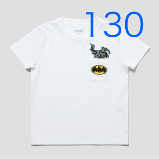 グラニフ(Design Tshirts Store graniph)のグラニフ　バットマンエンブロイダリー　キッズTシャツ　130(Tシャツ/カットソー)
