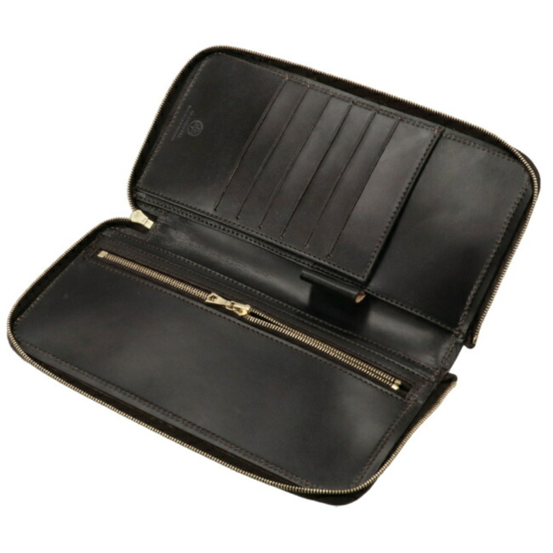 GLENROYAL(グレンロイヤル)のグレンロイヤル GLENROYAL 財布 メンズ TRAVEL WALLET WITH PEN HOLDER ラウンドファスナー長財布  035203 0001 0001 メンズのファッション小物(長財布)の商品写真