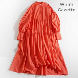 ウィムガゼット(Whim Gazette)の735*美品 ウィムガゼット ギャザーワンピース(ロングワンピース/マキシワンピース)