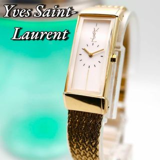 イヴサンローラン(Yves Saint Laurent)の良品！YvesSaintLaurent スクエア ゴールド 腕時計 513(腕時計)