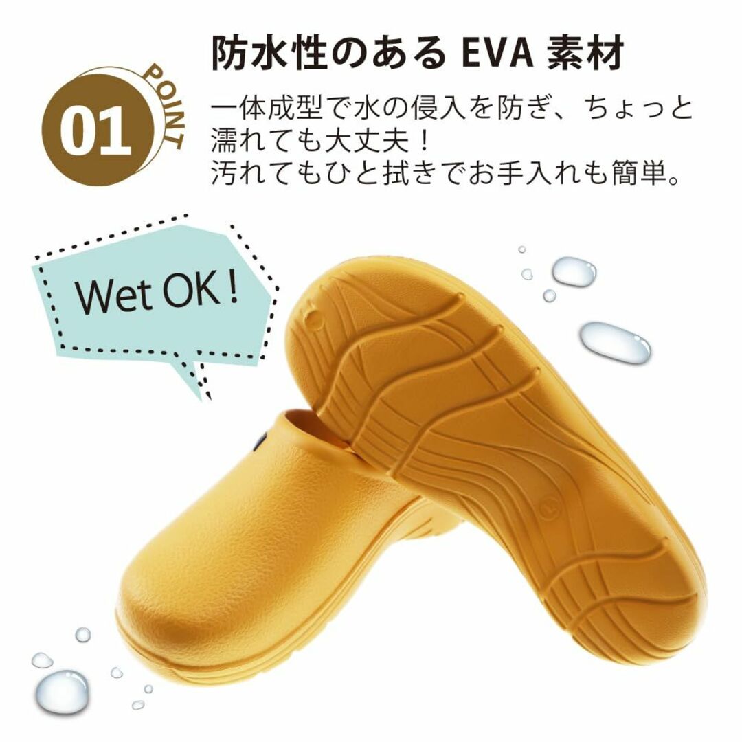 [MALAMA] カラフル サボサンダル EVA素材 レディース 軽量 アウトド レディースの靴/シューズ(その他)の商品写真