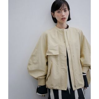 Adam et Rope' - ADAM ET ROPE' 【サステナブル】バルーンスリーブブルゾン キナリ美品