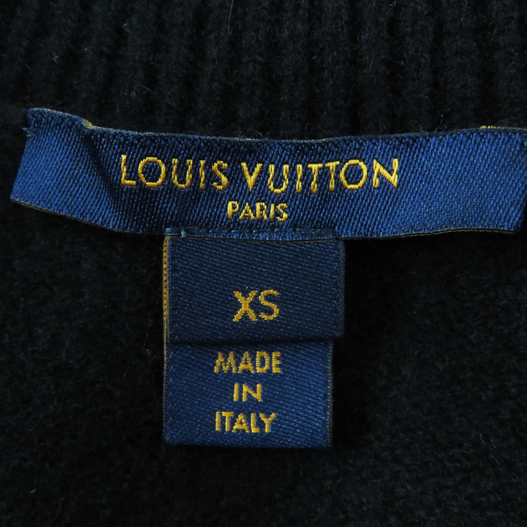 LOUIS VUITTON(ルイヴィトン)の美品◎LOUIS VUITTON ルイヴィトン 21AW ウール カシミヤ ハイネック ドルマンスリーブ ニット ブラック XS イタリア製 正規品 レディース レディースのトップス(ニット/セーター)の商品写真