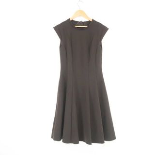 フォクシー(FOXEY)のFOXEY NEW YORK フォクシー 34568 Abelia Dress スタンドカラー ワンピース 38 ポリエステル他 ドレス ミモレ丈 膝丈 Aライン レディース AU2449A71 (ミニワンピース)