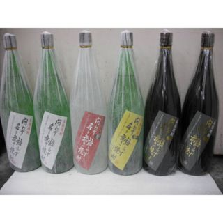 問わず語らず名も無き焼酎 1.8L （白/赤/黄/黒） ４種６本セット(焼酎)