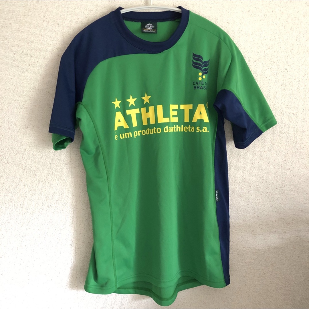 ATHLETA(アスレタ)のアスレタ  緑　メンズM プラシャツ　フットサル スポーツ/アウトドアのサッカー/フットサル(ウェア)の商品写真