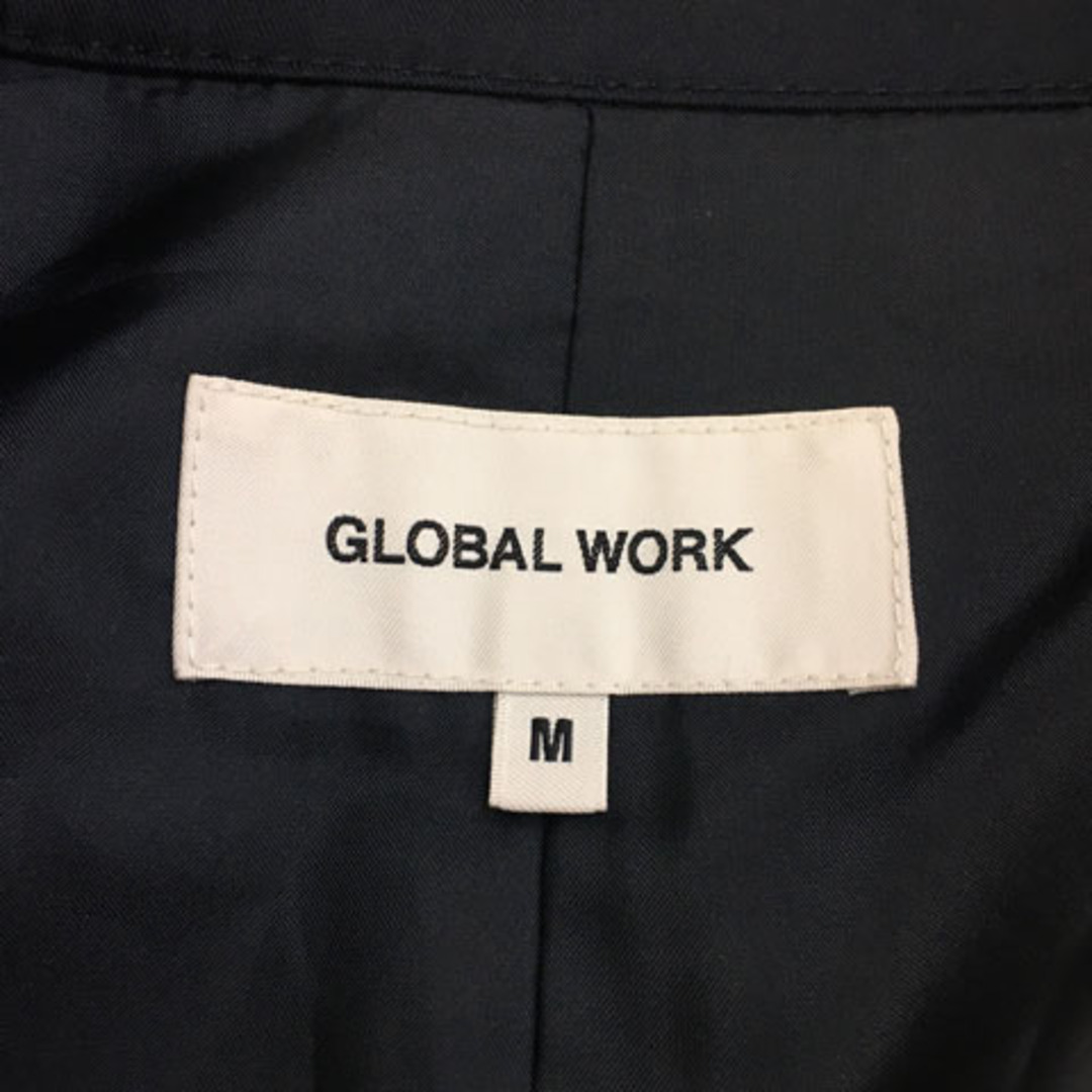 GLOBAL WORK(グローバルワーク)のグローバルワーク コート トレンチ ミドル ベルト 無地 長袖 M 紺 レディースのジャケット/アウター(トレンチコート)の商品写真